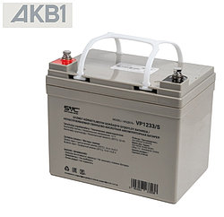 Аккумуляторная батарея SVC VP1233/S ( 12В 33Ач | ШхГхВ, мм, 195х130х167 | Масса (± 3%), 10.5 кг )