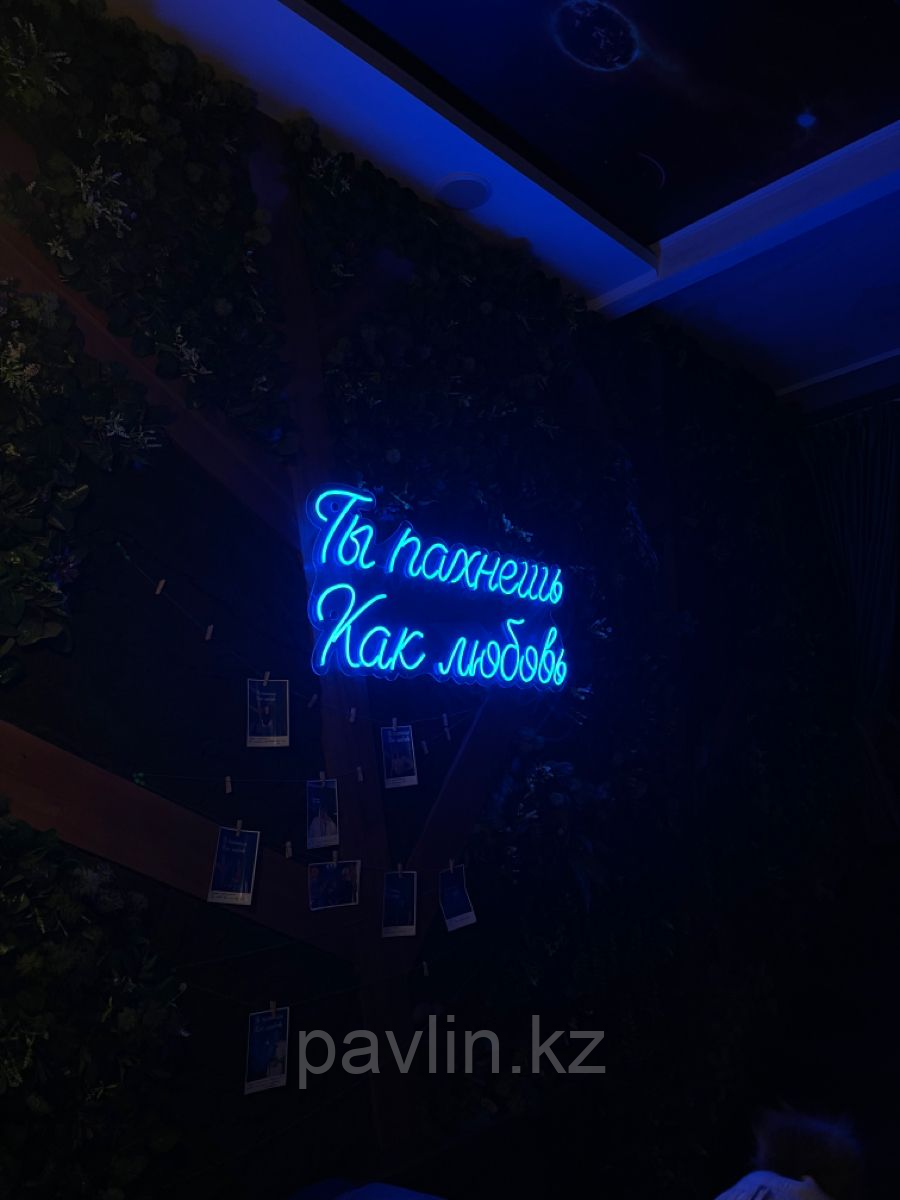 Неоновые буквы и вывески \ Доставка Алматы \ Гибкий неон, любой цвет и размер, фото 1