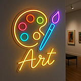 Неоновые буквы и вывески \ Доставка Алматы \ Гибкий неон, любой цвет и размер, фото 2