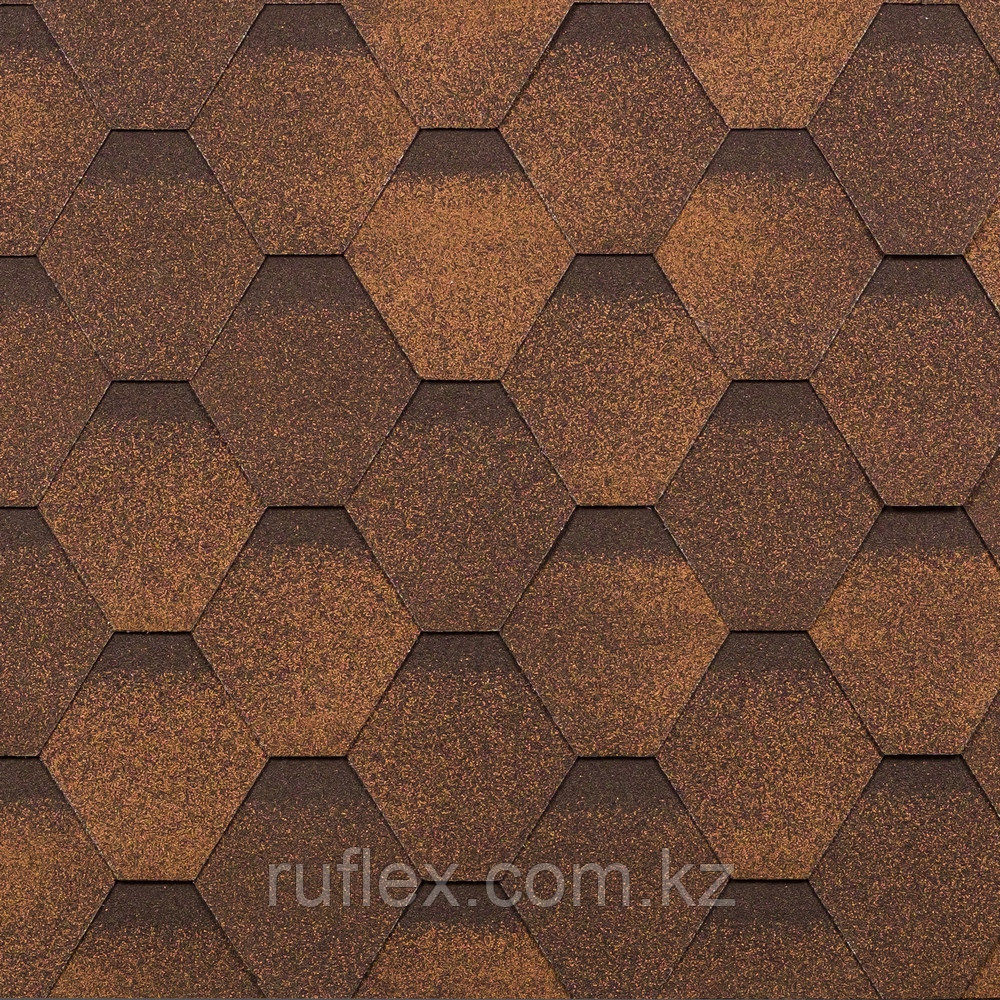 Гибкая черепица Кадриль цвет Клен Гарантия 30 лет, фото 1