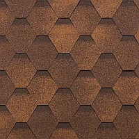 Гибкая черепица Кадриль цвет Клен Гарантия 30 лет