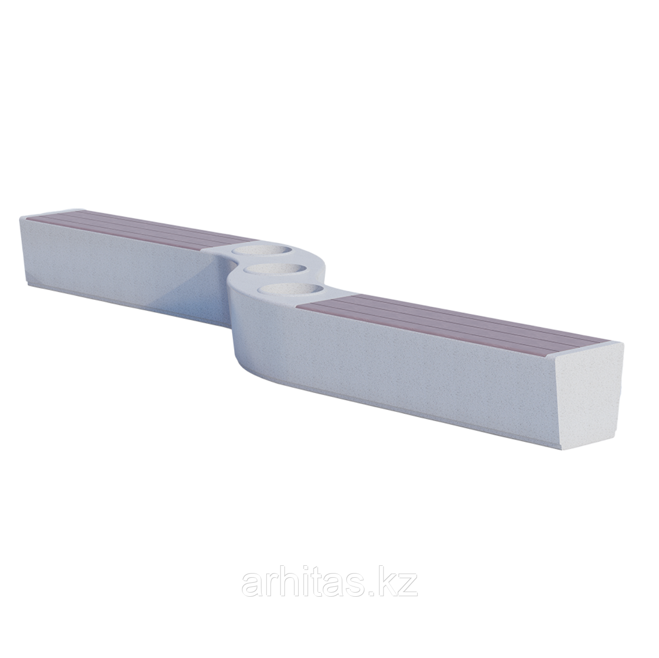 Вазон Onda bench trees, фото 1