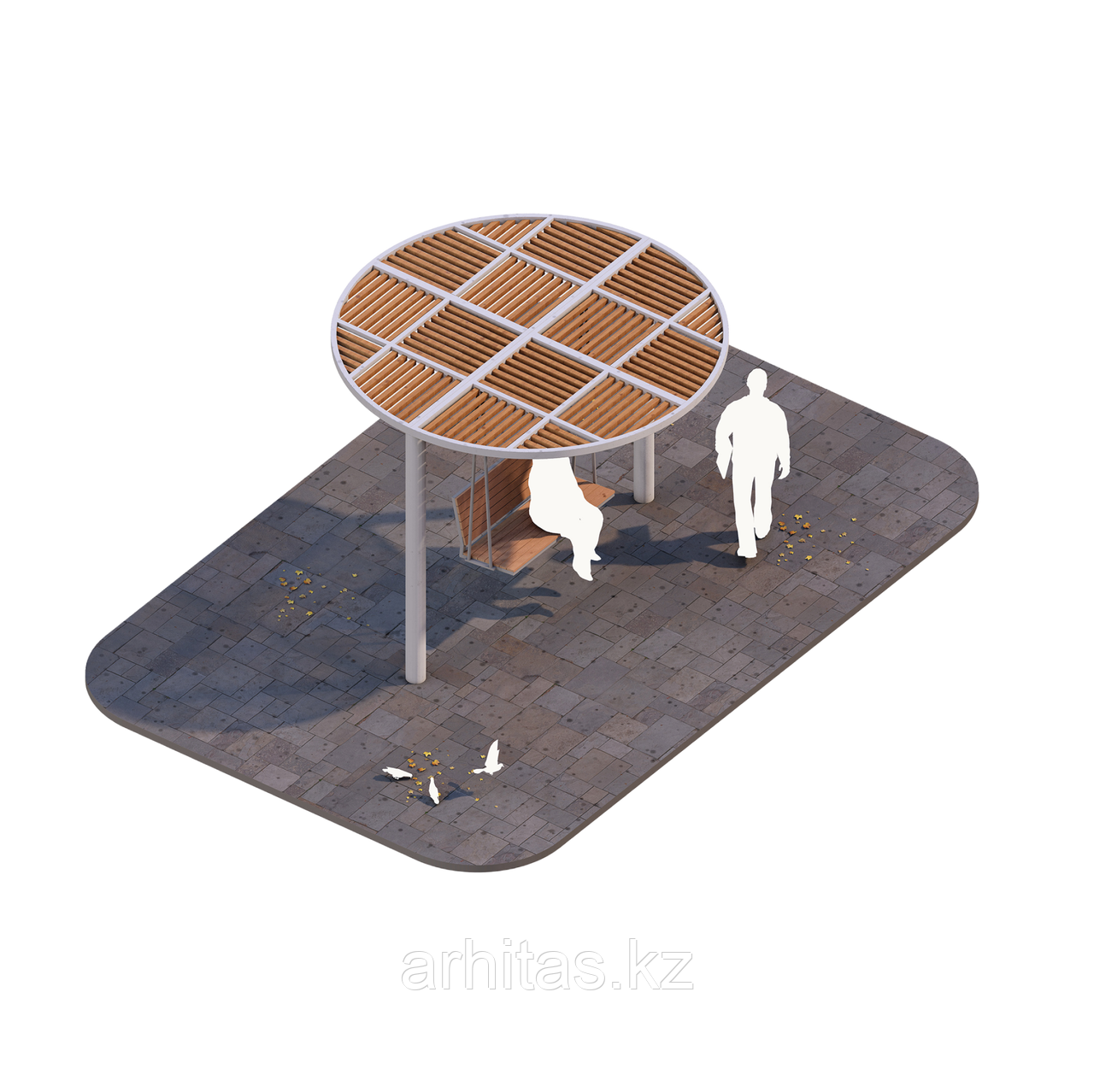 Пергола с качелями, фото 1