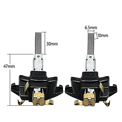 Угольные щетки для пылесоса LG 6,5x10x32 мм комплект мономат щеткодержатель тип LG