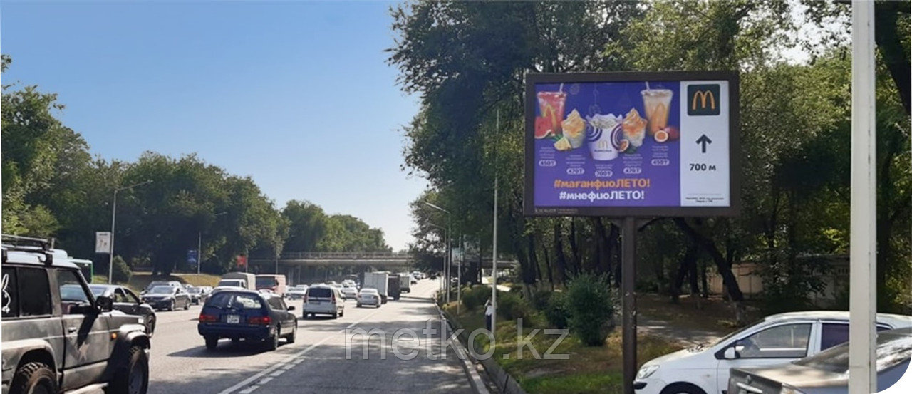 Ситиборд: Райымбека - Байзакова, северо-запад, фото 1