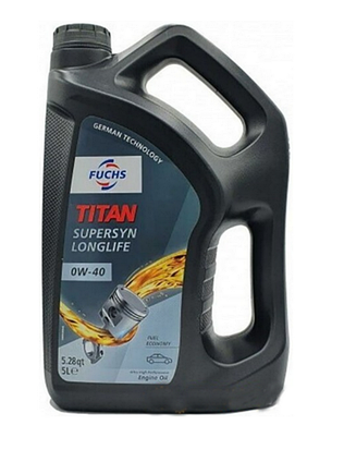 Моторное масло TITAN SUPERSYN LONGLIFE 0W-40 5L