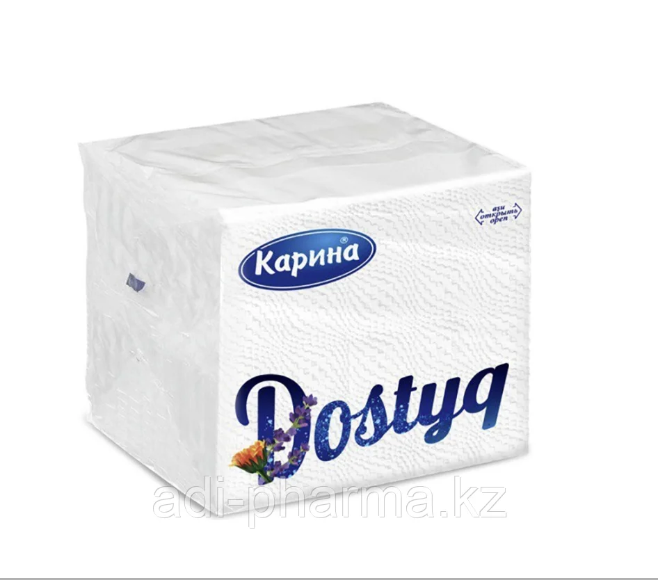 Салфетки Карина Достык 100 шт, фото 1