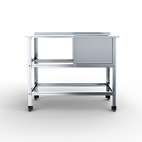 Ванна-стол, рабочая поверхность-слева 900х700х850