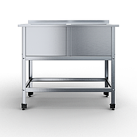 Ванна моечная сварная 2 емкости 950х530х850