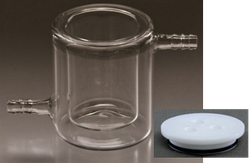 Негерметичная стеклянная ячейка с рубашкой CS931