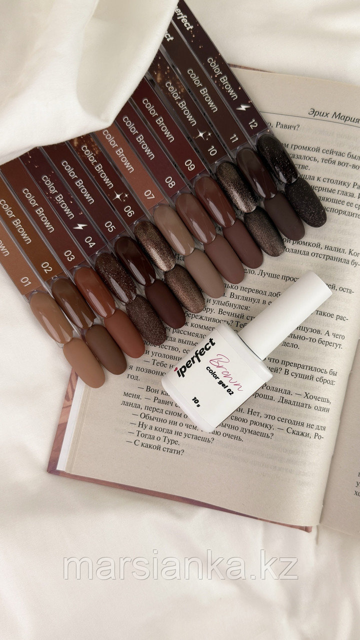 Гель-лак IPerfect Brown №10, 10 мл, фото 1