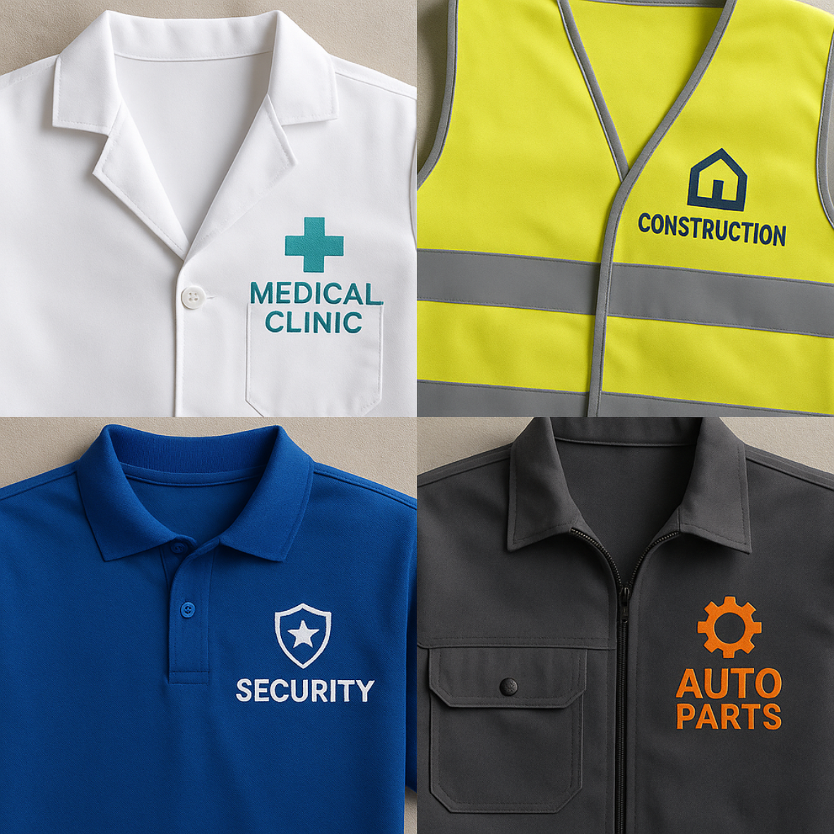 Вышивка логотипов на спецодежде, фото 1