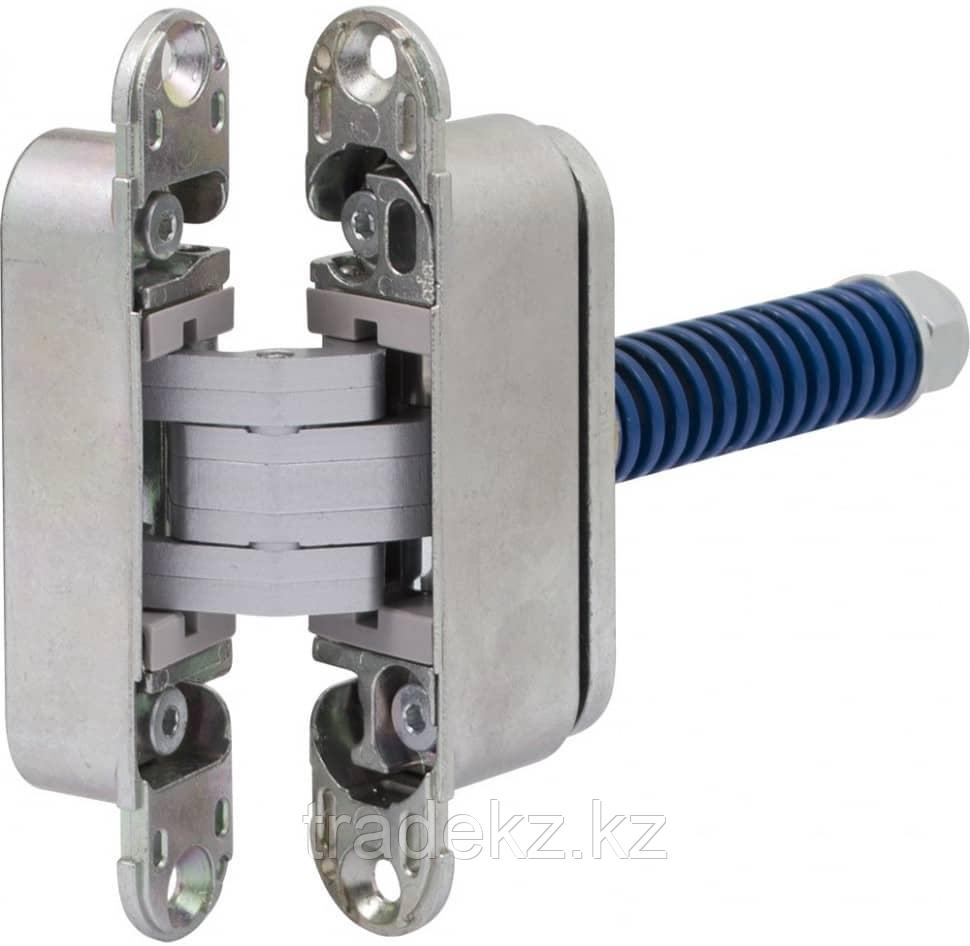 AGB ECLIPSE 3.2HD E39000.03.34 40 кг-ға дейінгі есікке өздігінен жабылатын қақпағы бар жасырын топса. щеткалы никель