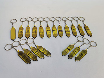 Брелоки фирменные с эпоксидной смолой