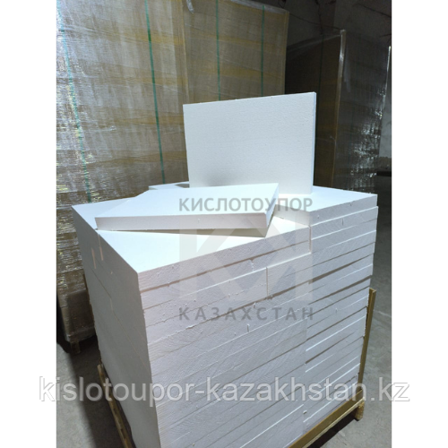 Плита огнеупорная керамическая 600×400×50 мм (300 кг/м³, 1260 °C), фото 1