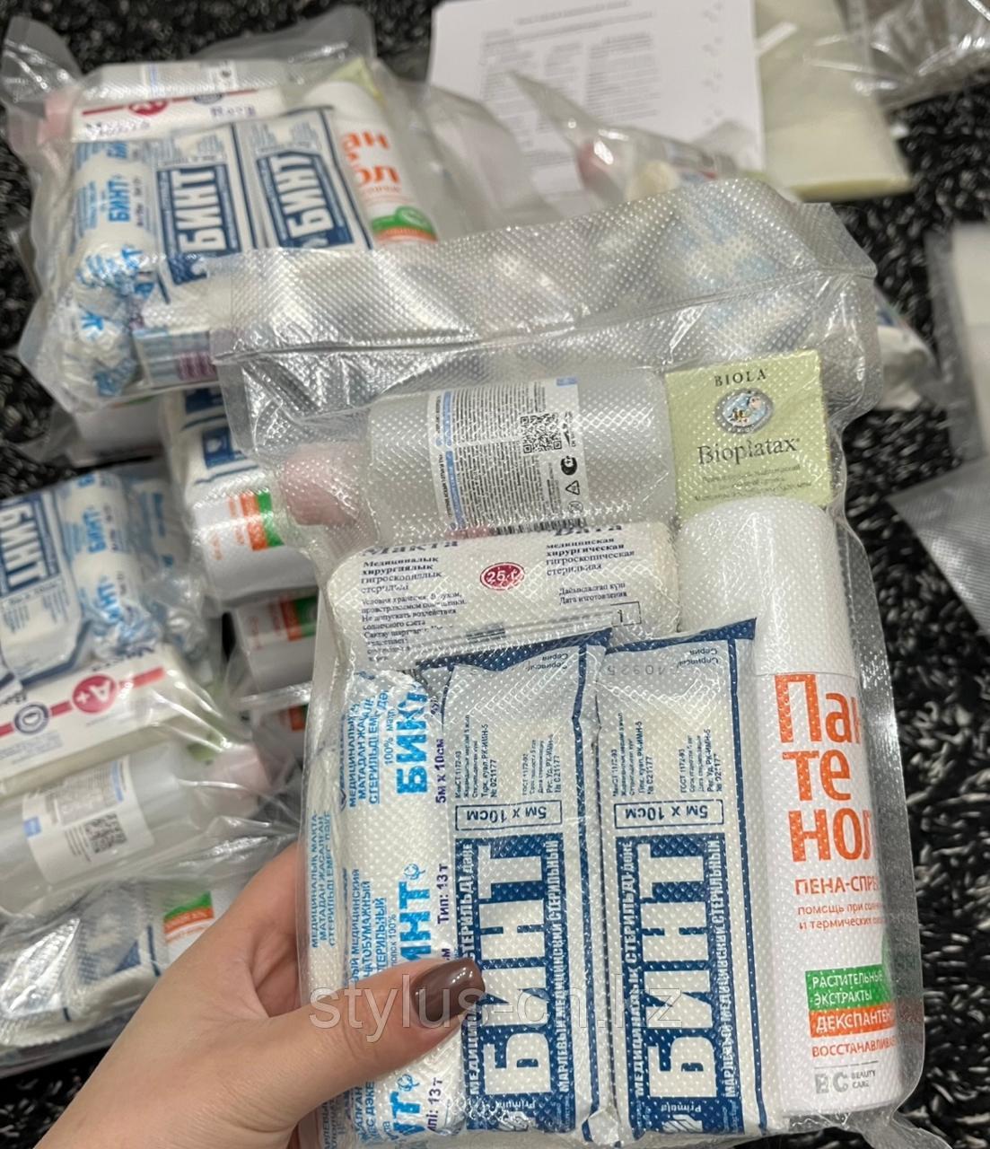 Аптечка для первой помощи при ожогах и ранах (10 предметов), фото 1