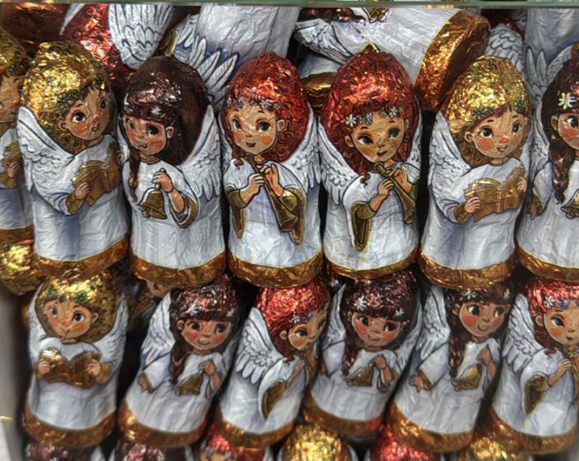 Фигурки из шоколада Ангелочки 1 кг