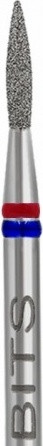 Бор алмазный "Пламя" красно-синяя 016мм, Magic Bits, фото 1