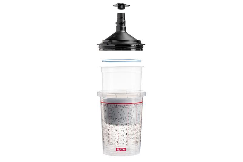 LCS бачок 0,65 л с одноразовыми вкладышами (50 шт.), сито 200 мкр (50 шт.), крышки (50 шт.) (1195850), фото 1