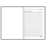 Ежедневник недатированный А5 (145х215 мм), ламинированная обложка, 128 л., STAFF, "3D Triangles", 11, фото 3