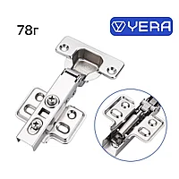 Накладная петля, навес несьемный с доводчиком Yera HR-606A, 78 грамм
