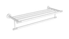 V5520F Полотенцедержатель с полкой, белый VIEIR (10/1шт)