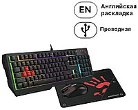 Клавиатура Bloody B1700 черный &#43; мышь
