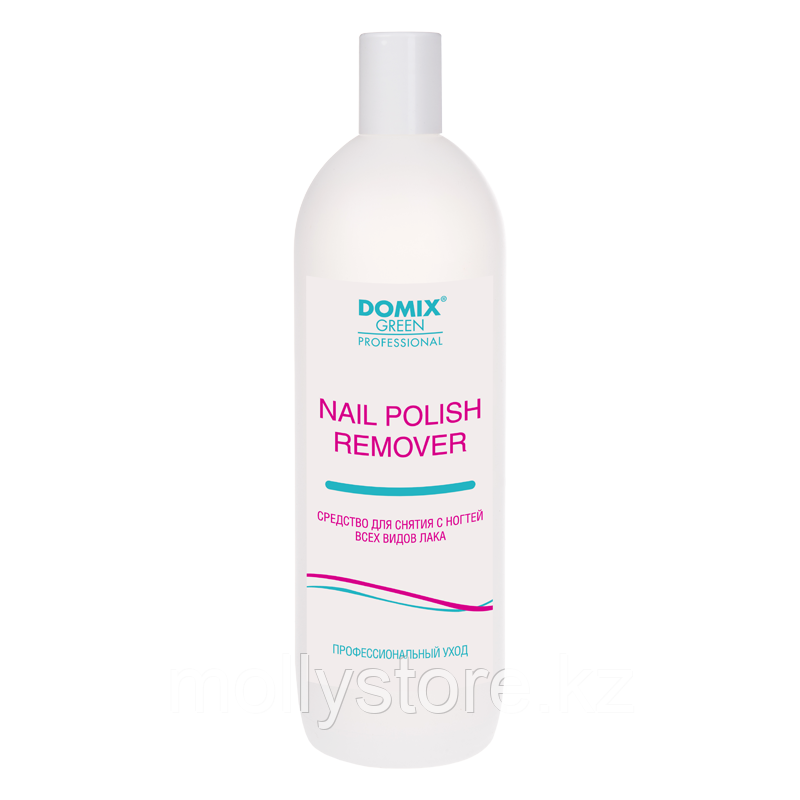 Средство для снятия всех видов лака с ацетоном Domix Nail polish remover with aсetone 1 л, фото 1