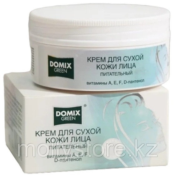 Питательный крем для сухой кожи лица с витаминами A, E, D, F 75 мл Domix Green, фото 1