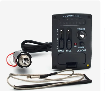 Электронный звукосниматель с темброблоком Smiger UK-300T для укулеле