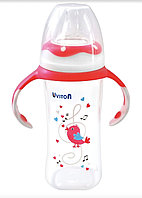 Бутылочка для кормления Uviton широкое горлышко 250мл, ПП
