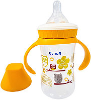Бутылочка для кормления с широким горлышком 0+, 250 мл Uviton, BPA-free