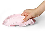 Тарелка с присоской 6+ BabyОno, пластик BPA-free, фото 2