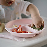 Тарелка с присоской 6+ BabyОno, пластик BPA-free, фото 3