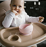 Тарелка с присоской 6+ BabyОno, пластик BPA-free, фото 3