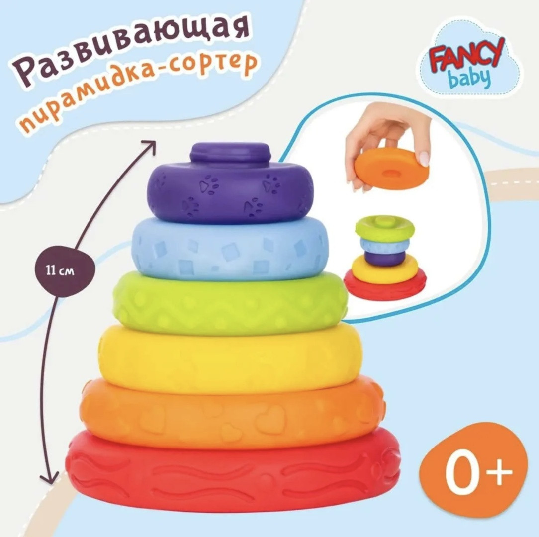 Пирамидка, пластик BPA-free, фото 1