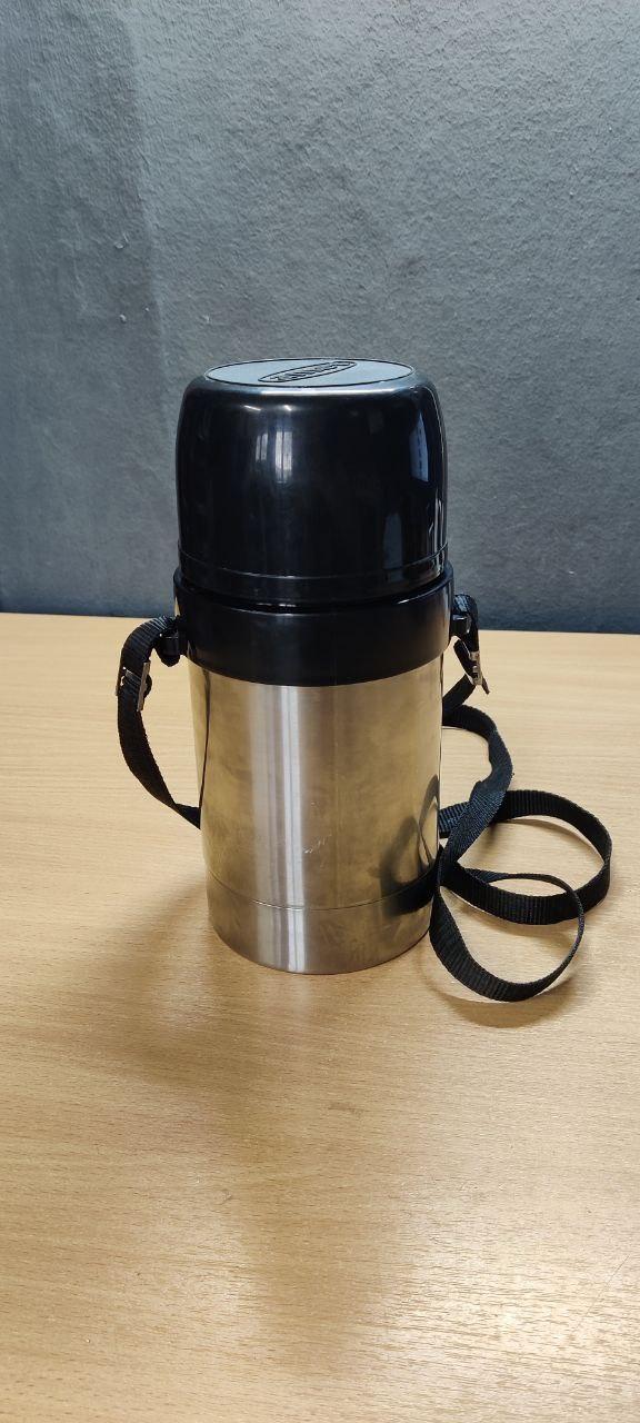 Уценка 22-2775 Термос Дорожный 1 л широкое горло, 1С657 Амет, фото 1