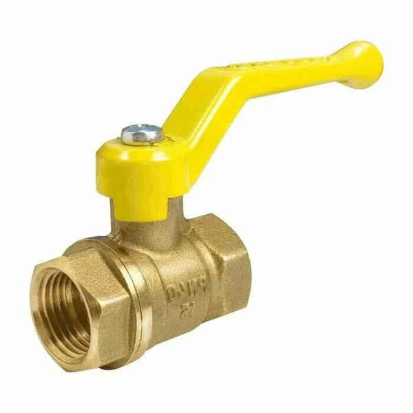 Кран шаровой для газа латунный Valfex 11Б27фтМ ВН/ВН ручка-рычаг 1 1/2" Ду-40, фото 1