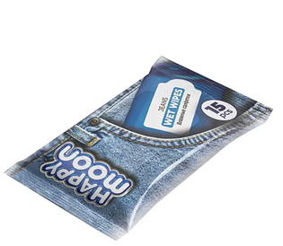 Салфетки влажные Moon 15шт