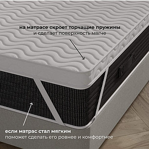 Топпер Memory Hard, 145x195x8 см, фото 2