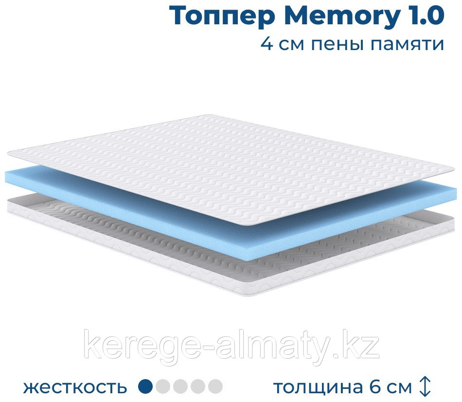 Топпер Memory, 140x200x6 см
