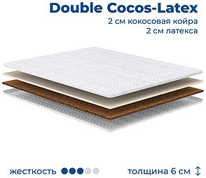 Матрас Kerege Double Cocos-Latex, 130x200x6 см, фото 1