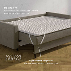 Топпер Kerege Double Cocos , 100x200x4 см, чехол двойной жаккард, фото 3