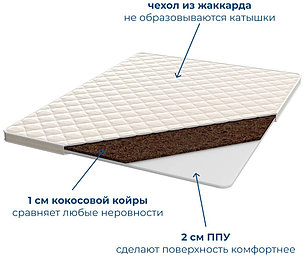 Топпер Кокос ППУ, 120x200x4 см, фото 2
