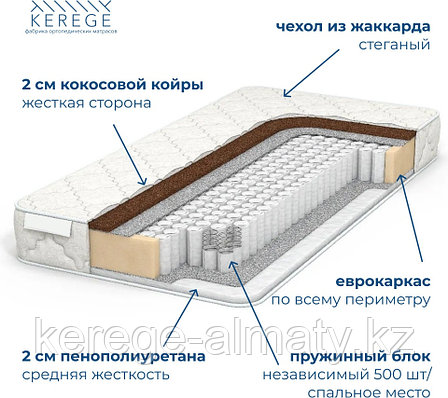 Матрас Soft Mix, 200x200x20 см, фото 2