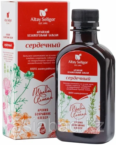 Бальзам Altay Seligor, сердечный, 200 мл., фото 1