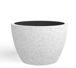 Вазон из композитного мраморного камня JOTA, модель KESE 90, фото 1