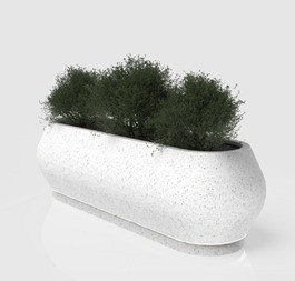 Вазон из композитного мраморного камня JOTA, модель EKIBASTUZ 185