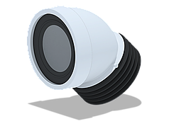 W4228 Труба фановая АНИ 110*45 короткая ***