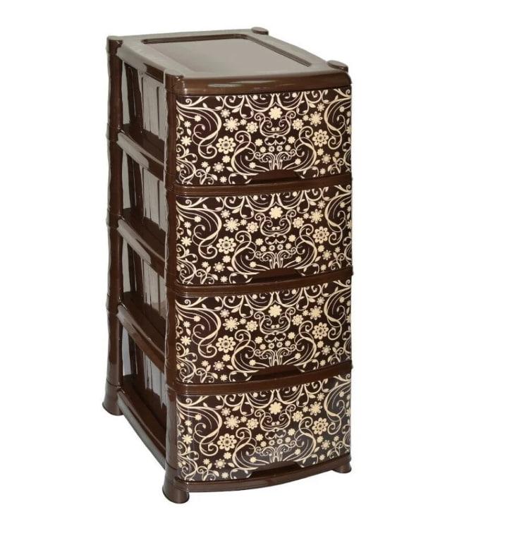 Уценка 24-0827 Комод пластиковый VIOLET Элегант 035272, 3 секции, фото 1